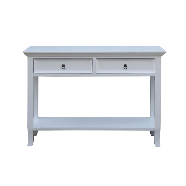 white Side table